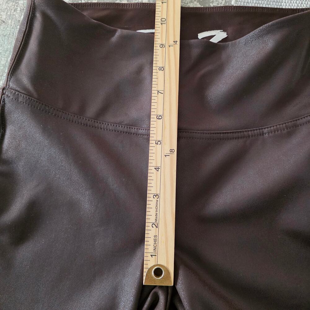 Seven7 Brown Faux Leather Leggings Women's Size Small - Picture 7 of 9